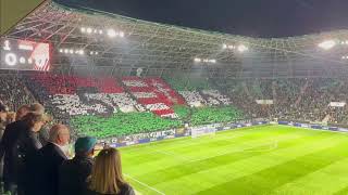 FERENCVAROS  OGC Nice 24102024 choreo amp support [upl. by Lucania791]