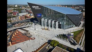 US Bank Stadium Construction with the Worlds Largest Pivoting Doors [upl. by Doane896]