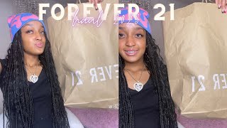 FOREVER 21 CLOTHING HAUL  NYC EDITION [upl. by Enitsyrhc537]