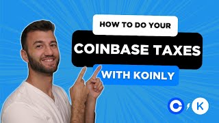 How To Do Your Coinbase Crypto Tax FAST With Koinly  2024 [upl. by Ardnosac]