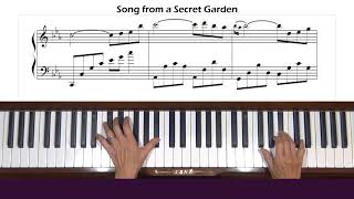 Song from a Secret Garden Piano Tutorial [upl. by Carbone]