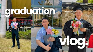 Korea Vlog l Graduation Day l Sejong University 2024 [upl. by Schuler]