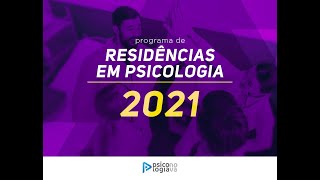 Residência Multiprofissional em Psicologia  2021  USP [upl. by Eded879]