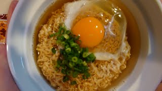 Nissin Chicken Ramen  How to make Japanese instant ramen Cooking japan style recipe [upl. by Imugem]