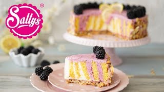 Sommertorte mit Brombeeren amp Zitronen  Wickeltorte  Sallys Welt [upl. by Alrats]