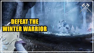 Defeat Winter Warrior for Winter Warrior Rune at Spelunkers Demise New World [upl. by Dierdre695]