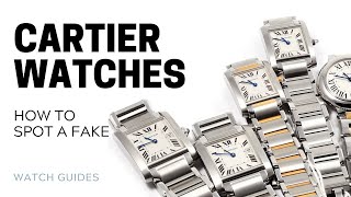 How to Spot a Fake Cartier Watch  SwissWatchExpo Cartier Watches [upl. by Ihcalam]