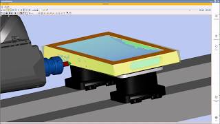 woodWOP 72  wooden tray 5axis part3 [upl. by Rotciv]