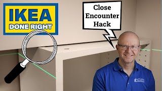 Discover the Hidden Technique for Installing Ikea Cabinets near the Ceiling [upl. by Schindler]