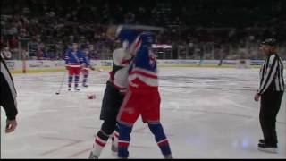 Brandon Sugden vs Donald Brashear Round 2 Sep 24 2009 [upl. by Jillane]