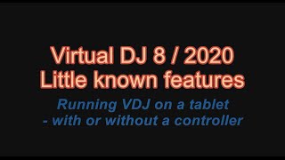 VDJ842020  Running VDJ on a Tablet [upl. by Ahilam]