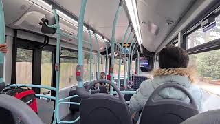 London Bus Route 465 Ride Dorking Direction 2 March 2021 [upl. by Zimmerman]