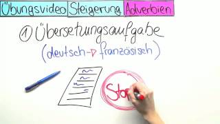 Steigerung von Adverbien  Übungsvideo  Französisch  Grammatik [upl. by Inek698]