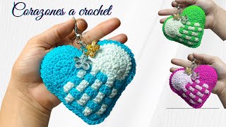 TODAS LOS QUIEREN corazón a crochet paso a paso corazones tejidos  corazon tejido a crochet facil [upl. by Alleirbag515]