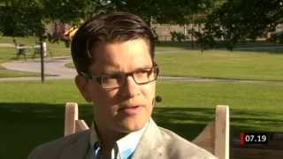 Almedalen 2013  Jimmie Åkesson SD frågas ut i SVT [upl. by Gillette21]