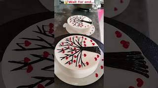 Cake makeover \\Decoration ideas for small cake and birthday ytshorts viral video please support [upl. by Inavoig]