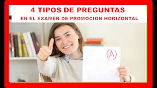 EXAMEN DE PROMOCION HORIZONTAL LOS 4 TIPOS DE PREGUNTAS [upl. by Arawaj585]