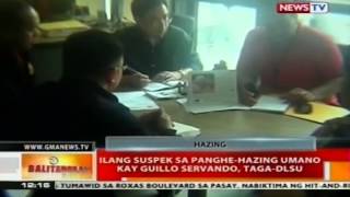 Pinuno ng frat na nanghazing umano kay Servando hindi na inabutan ng NBI sa itinuturong bahay [upl. by Acinoreb]