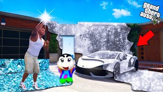 Franklin Touch Anything Becomes Diamond In Gta 5 with shinchan [upl. by Nedac627]