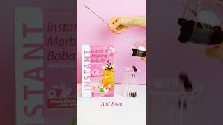 【Os Bubble】Instant Marbling Boba Kit Fruit Tea Flavor [upl. by Itsym585]