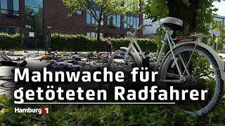 Mahnwache für getöteten Radfahrer [upl. by Tloc170]