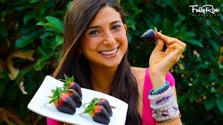 FullyRaw Chocolate Covered Strawberries [upl. by Noneek]