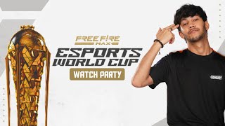 Esports World Cup  Watch Party  PAHADI GAMER Live  Free Fire Max [upl. by Enaasiali283]