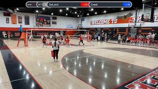 Creek vs DeLand 20240919 Day 3 Match 1 1st Set Conference Finals  Day 3 Match 1 [upl. by Brunhilda]