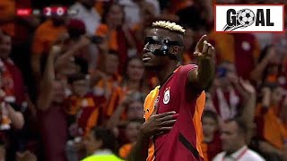 Victor Osimhen Crazy First Goal For Galatasaray vs Rizespor [upl. by Hareemas599]