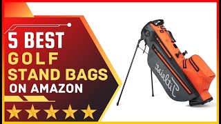 ✅ Best Golf Stand Bags on Amazon ➡️ Top 5 Tested amp Buying Guide [upl. by Loredo456]