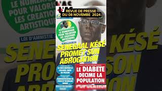 Wolof Revue de presse 🇸🇳du 08 novembre 2024part1 revuedepresse actualitesenegal mtdnews08 [upl. by Owain]