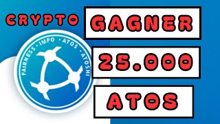 Minage crypto Atoshi Global Verifier KYC débloquer Atos crypto Gagner crypto Atos [upl. by Yllah]