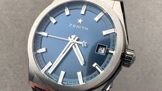 Zenith Defy Classic 95900067051R584 Zenith Watch Review [upl. by Ecart]