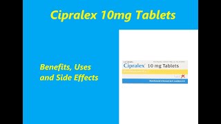 Cipralex  Cipralex 10mg Tablets Benefits Uses and Side Effects  Ali Pharmacy [upl. by Sianna]