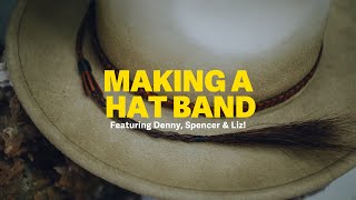 🔴 Leather Crafting Hat Bands with Denny Spencer amp Liz [upl. by Selestina]