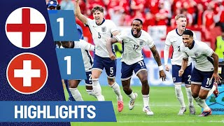 England Vs Switzerland Goals And Match Highlights  Euro cup 2024 [upl. by Jasper]