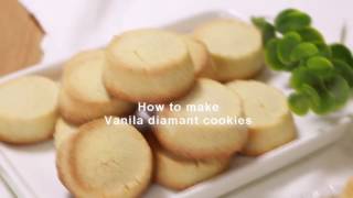 바닐라 디아망 쿠키  바닐라 사블레  vanilla diamant cookies  301baking  301베이킹 [upl. by Itsrik869]