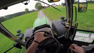 ENDLICH GoPro Hero 4  Lets Drive John Deere 6145R und Marchner Güllefass 12 Kubik Teil 2 [upl. by Svetlana357]