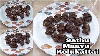 Sathu Maavu Kolukattai Recipe in tamil  சத்து மாவு கொழுக்கட்டை  Health Mix Kolukattai Kolukattai [upl. by Leonardo]