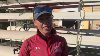 BU Womens Rowing  Coach Davis Tully Head of the Charles Interview [upl. by Mellicent828]