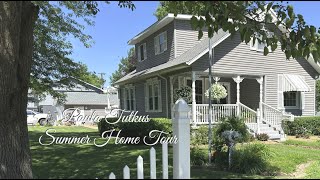 STOP MUST WATCH Country ANTIQUE Primitive Cottage DECOR Decorating  Summer HOME TOUR  Antiques [upl. by Ladnyc]