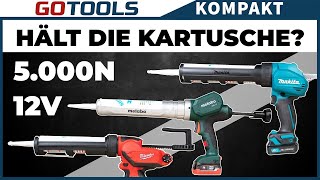 12V Kartuschenpressen im Vergleichstest  MILWAUKEE VS METABO VS MAKITA  Wer macht das Rennen [upl. by Gaspar815]