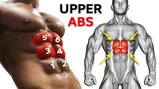 THE ONLY 9 Upper abs Workout You Need [upl. by Lorrayne]