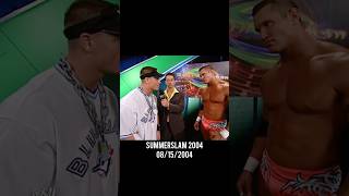 Randy Orton Backstage Promo John Cena Interrupts SummerSlam 2004 wwe randyorton johncena [upl. by Ravo]