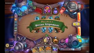 Solution Puzzle Lab Mirror Divine Alignment  Astromancer Arwyn 67 Hearthstone Boomsday [upl. by Dario424]