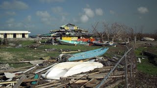 Video Barbuda an island paradise wiped out by Hurricane Irma [upl. by Erline71]