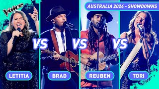 Reuben Brad Letitia amp Tori Full Showdowns Performances  The Voice Australia 2024 [upl. by Errised]