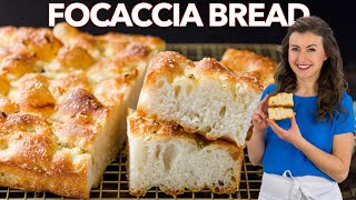 HOW TO MAKE SOFT and CRISPY FOCACCIA BREAD [upl. by Chow550]