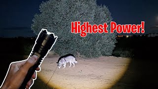 20000 Lumens Torch Review  HIGHEST POWER FLASHLIGHT 2023 Shadowhawk XHP702  25 OFF promocodes [upl. by Bast]