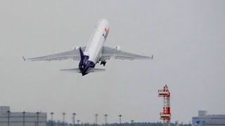 離陸後急上昇 Fedex MD11 成田空港 [upl. by Ben756]